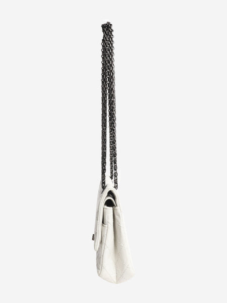 White 2008 2.55 crinkled lambskin shoulder bag alternate image