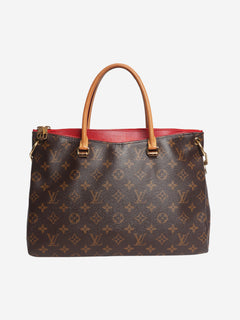 Brown 2019 Monogram Pallas MM shoulder bag