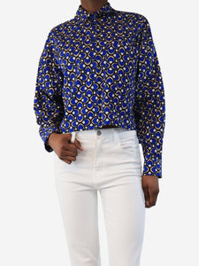 Weekend Max Mara Blue Ragtime long sleeve shirt - size UK 6