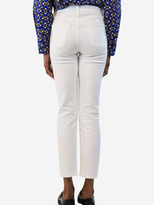 J Brand White slim jeans - size UK 6