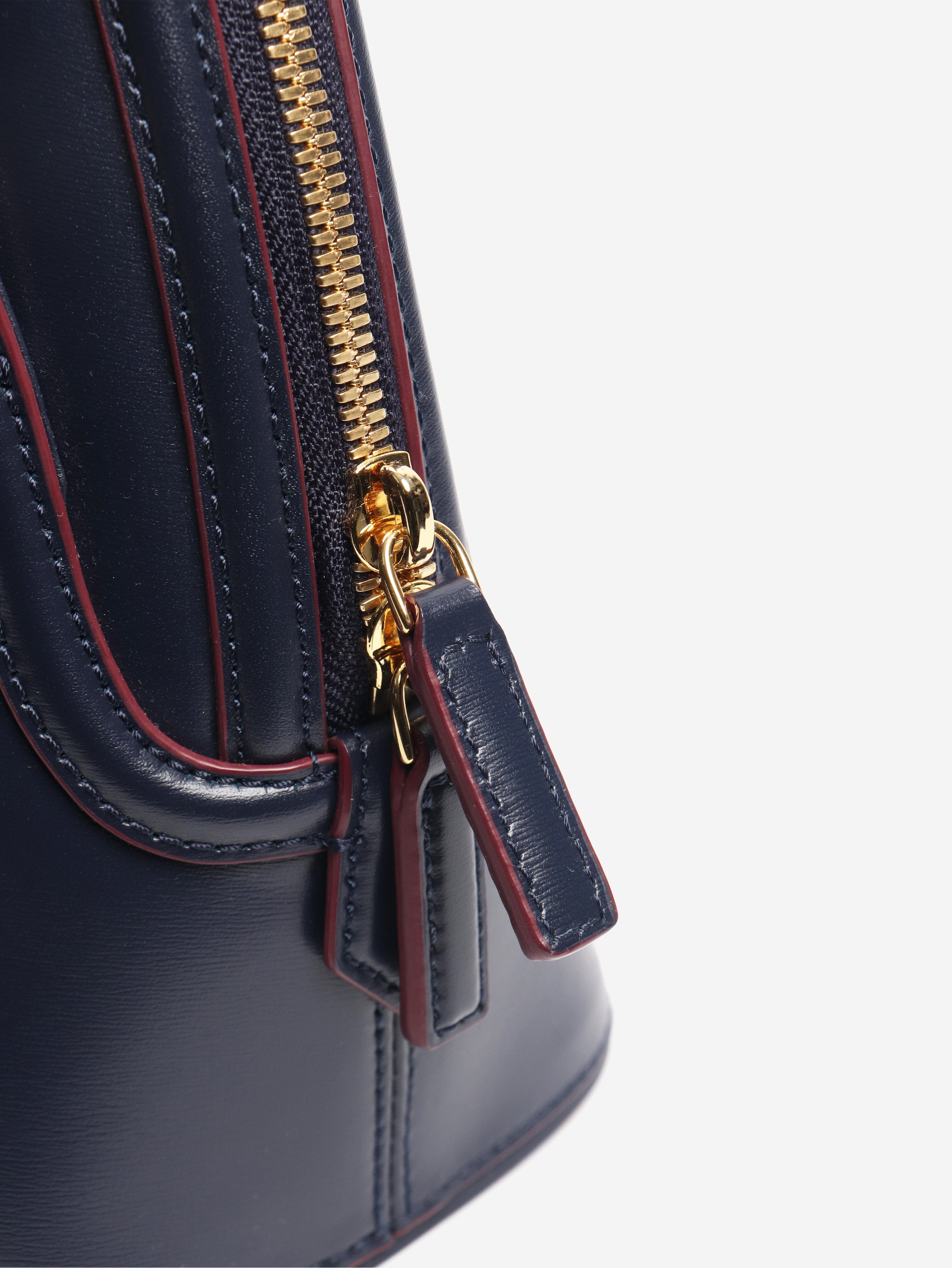 Dark blue Anna leather 2way bag Shoulder bags MCM 