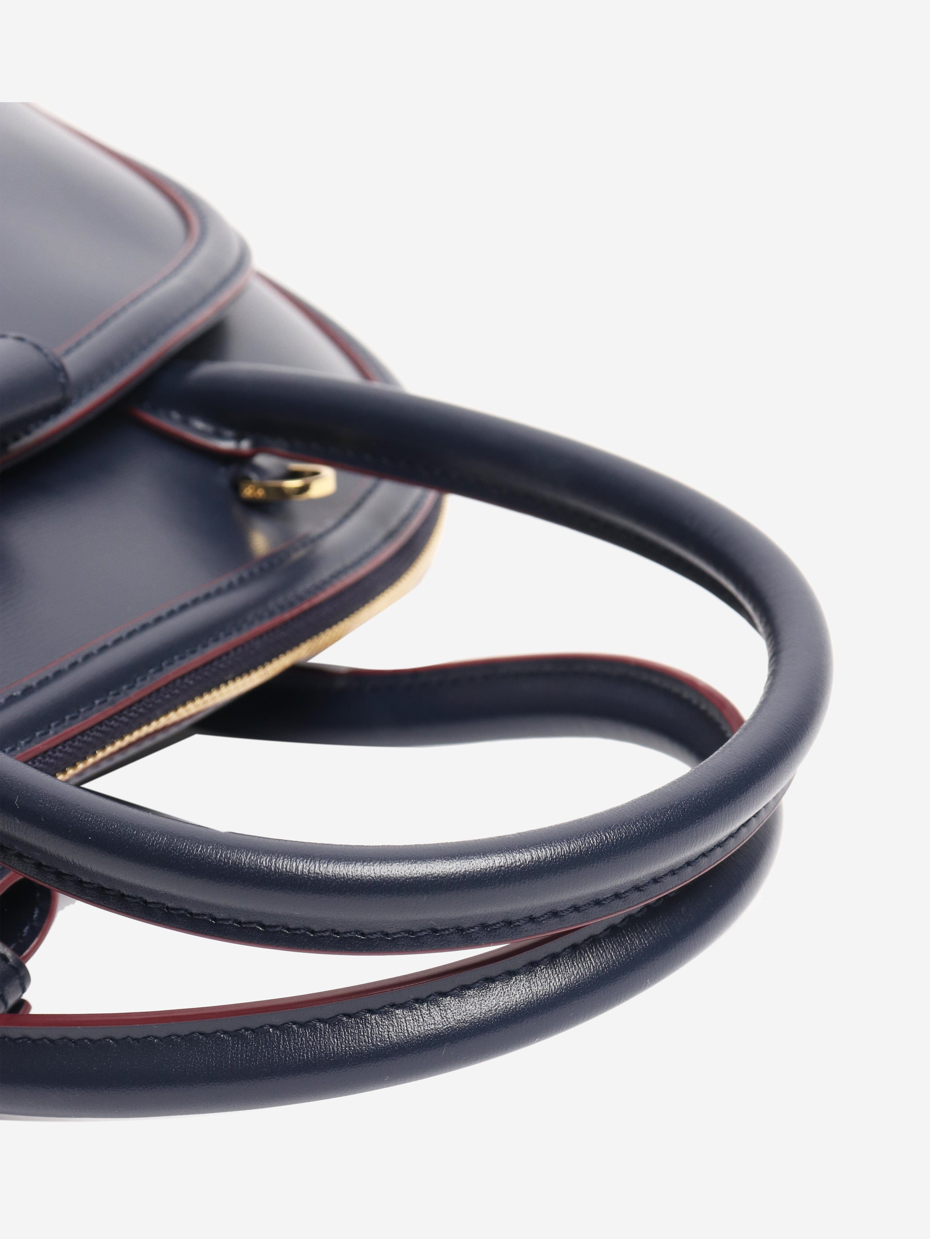 Dark blue Anna leather 2way bag Shoulder bags MCM 