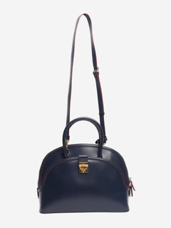 Dark blue Anna leather 2way bag Shoulder bags MCM 