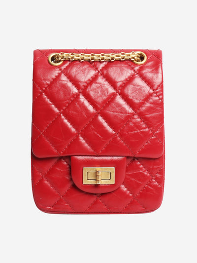 Red 2020 2.55 lambskin quilted pouch bag Shoulder bags Chanel 