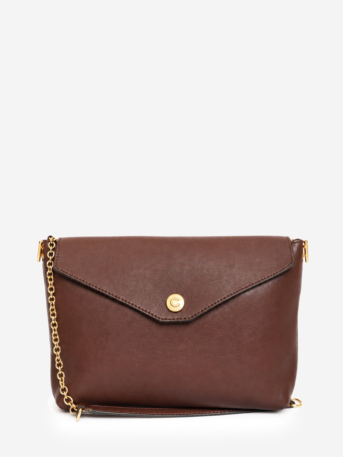 Brown leather Envelope shoulder bag Shoulder bags Celine 