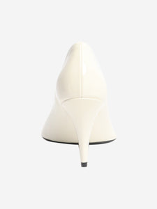 Phoebe Philo White SOFT 90 patent pumps - size EU 37 (UK 4)