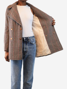 See By Chloe Multicolour houndstooth jacket - size UK 6