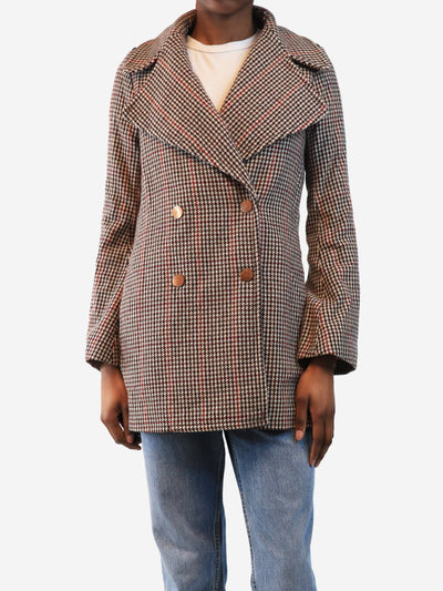 Multicolour houndstooth jacket - size UK 6 Coats & Jackets See By Chloe 