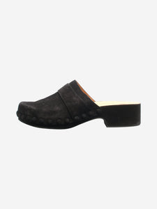 Chloe Black suede clogs - size EU 41