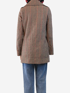 See By Chloe Multicolour houndstooth jacket - size UK 6