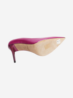 Fuchsia patent pointed-toe pumps - size EU 39.5 Heels Jimmy Choo 
