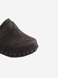 Chloe Black suede clogs - size EU 41