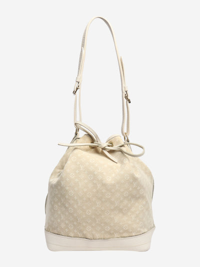 Cream Monogram bucket bag Shoulder bags Louis Vuitton 