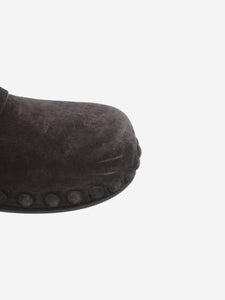 Chloe Black suede clogs - size EU 41