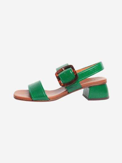 Green patent leather sandals - size EU 40 Heels Chie Mihara 