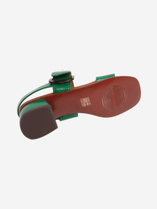 Chie Mihara Green patent leather sandals - size EU 40