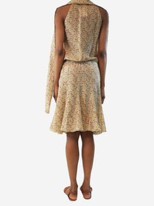Joseph Floral silk midi dress - UK 8