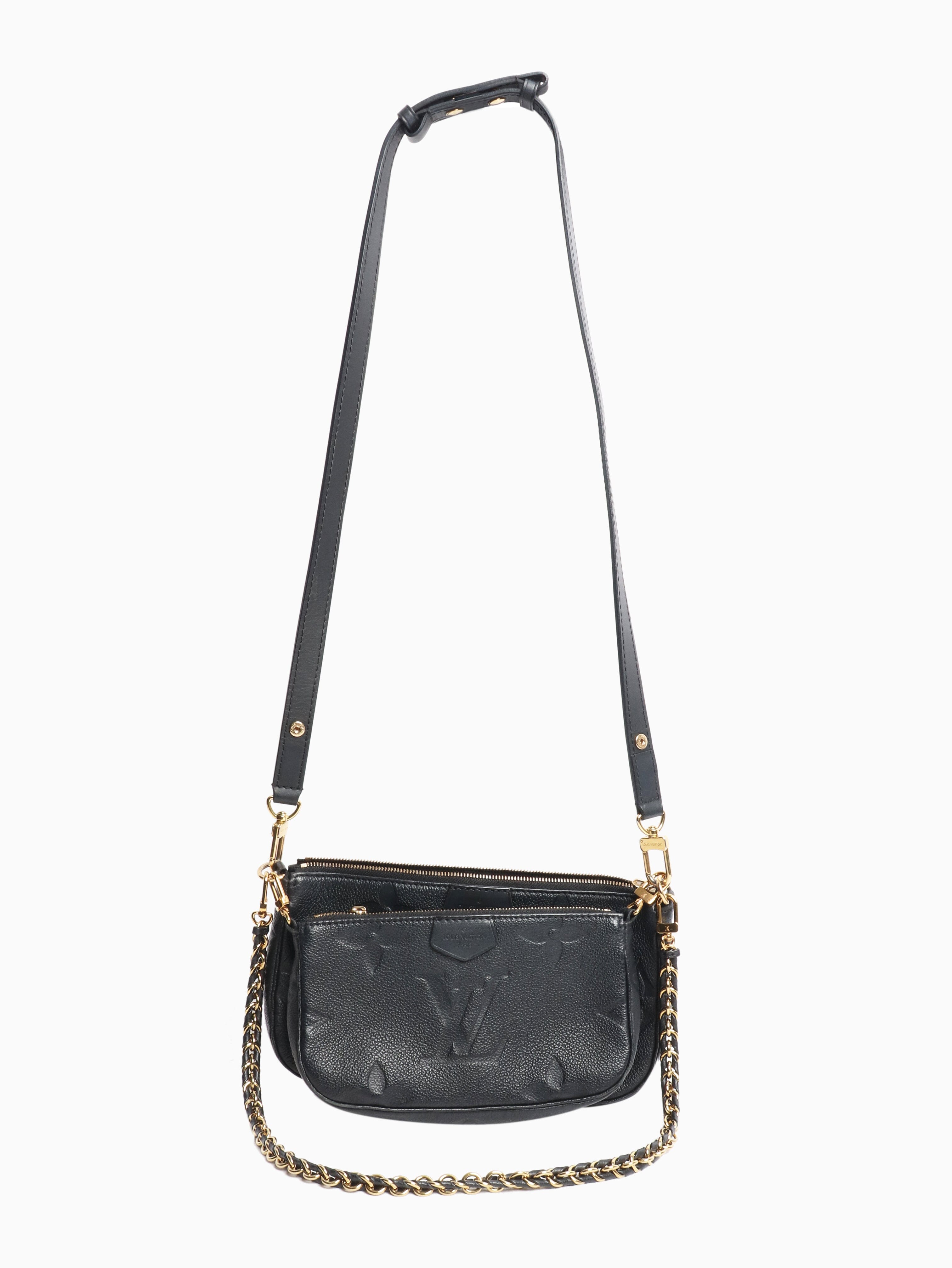 Louis Vuitton Black Multi Pochette Accessoires crossbody bag - size Cross-body bags Louis Vuitton 