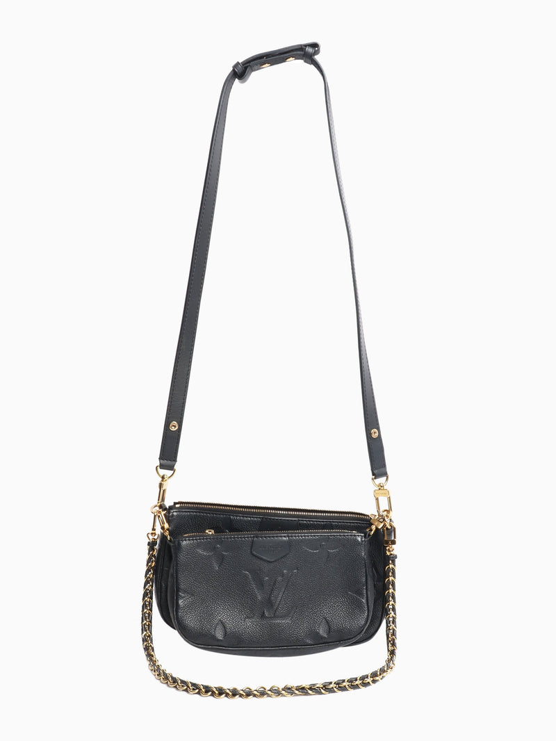 Louis Vuitton Black Multi Pochette Accessoires crossbody bag - size Cross-body bags Louis Vuitton 