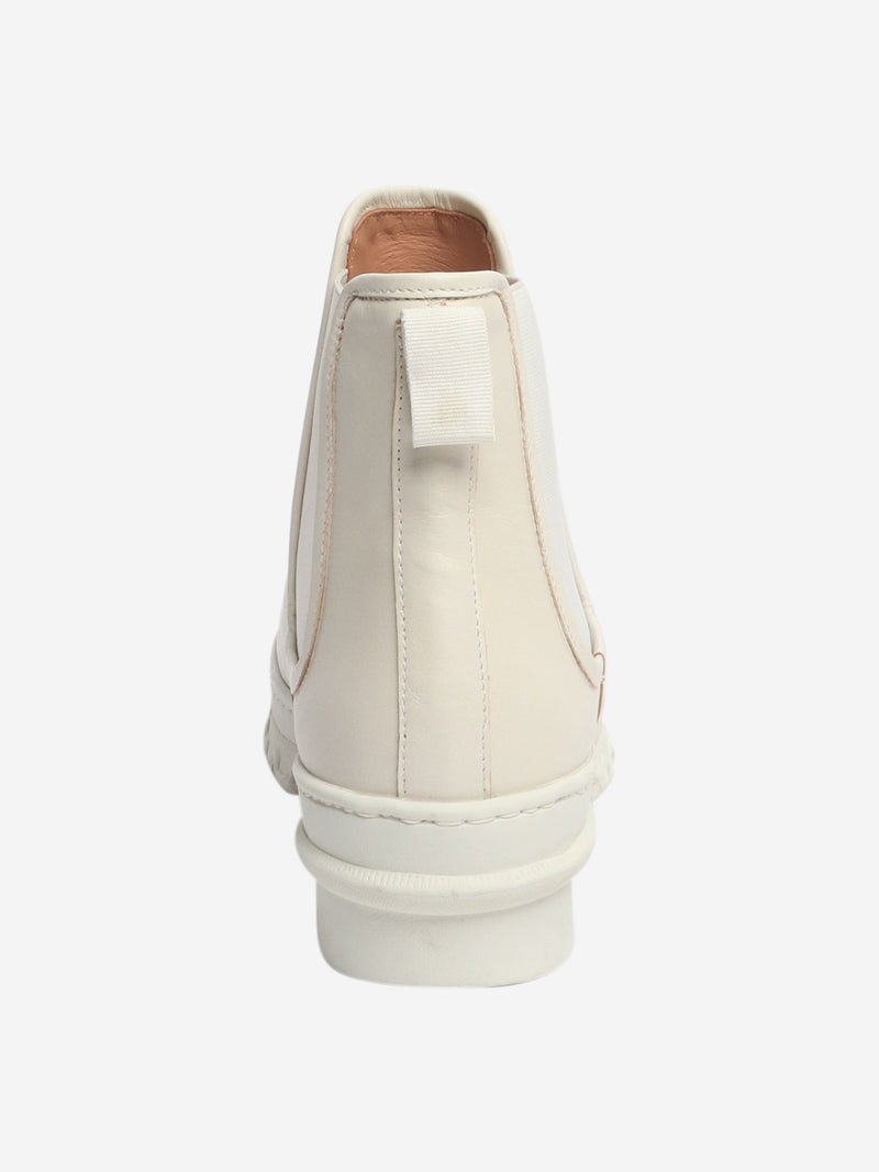 White Chelsea ankle boots - size EU 40 Boots Legres 