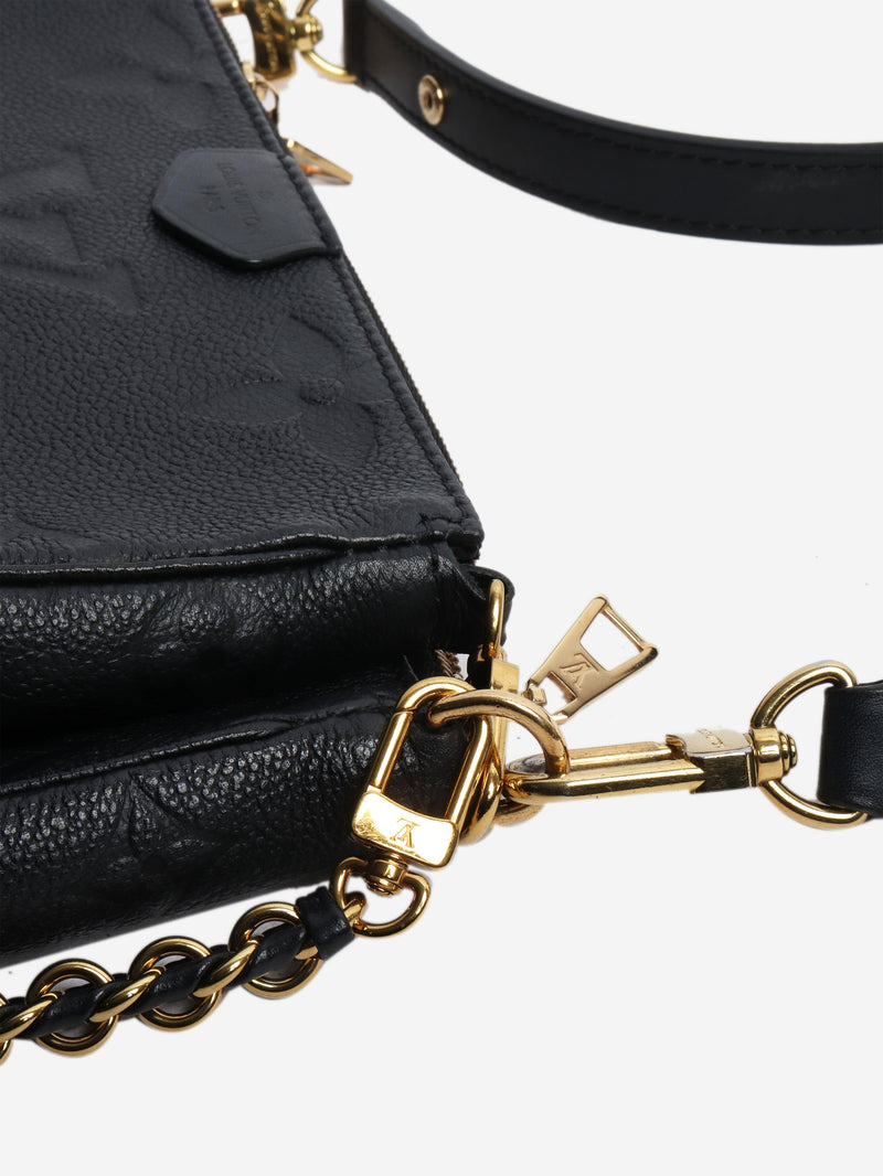 Louis Vuitton Black Multi Pochette Accessoires crossbody bag - size Cross-body bags Louis Vuitton 