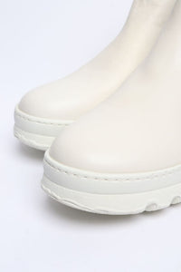 Legres White Chelsea ankle boots - size EU 40
