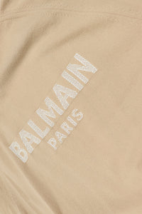 Balmain Neutral long pocket cardigan - size UK 12