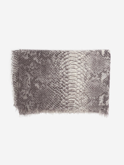 Grey large snake-print scarf Scarves Stella McCartney 