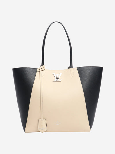 Cream and black Lockme Cabas tote bag Tote Bags Louis Vuitton 