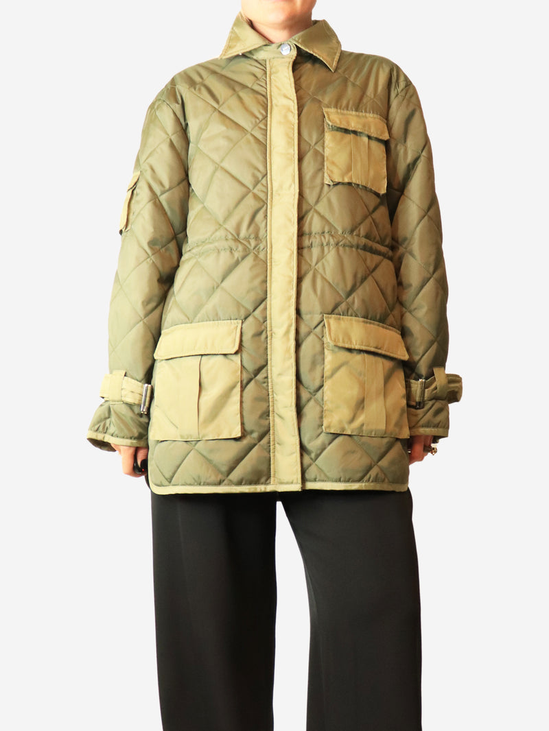 Kalamata oversized Ripstop quilted jacket - size UK 6