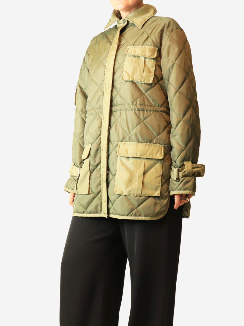 Kalamata oversized Ripstop quilted jacket - size UK 6