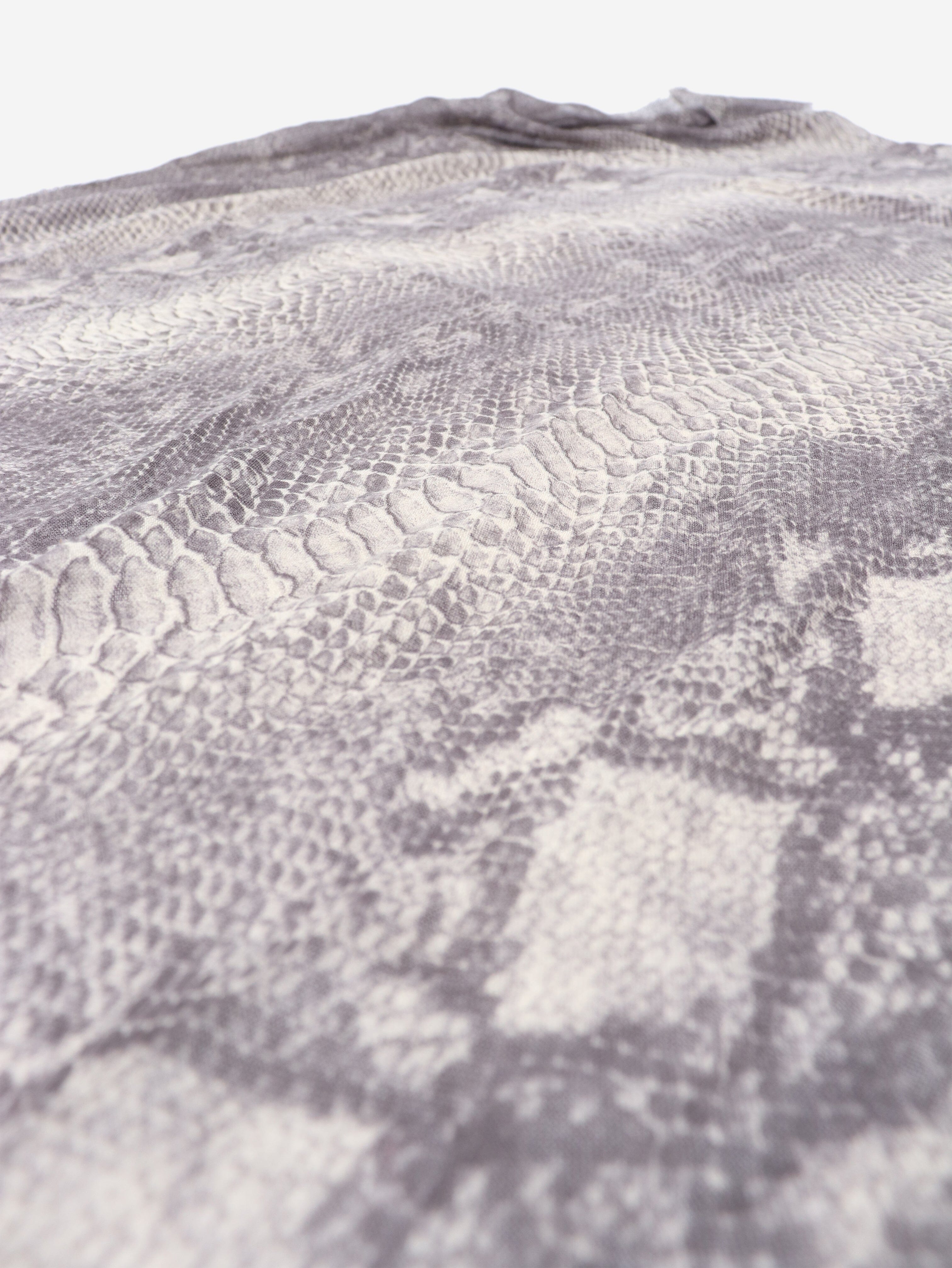 Grey large snake-print scarf Scarves Stella McCartney 