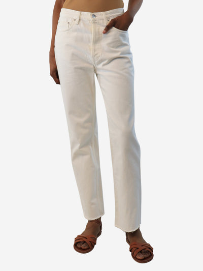 White denim jeans - size UK 8 Trousers Toteme 