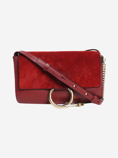Burgundy Faye shoulder bag product image