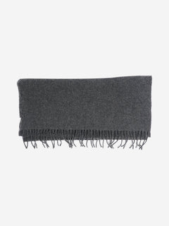 Dark grey classic wool scarf Scarves Toteme 