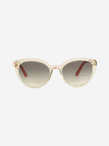 Prada Pink and transparent cat eye sunglasses