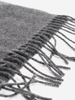 Dark grey classic wool scarf Scarves Toteme 