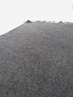 Dark grey classic wool scarf Scarves Toteme 