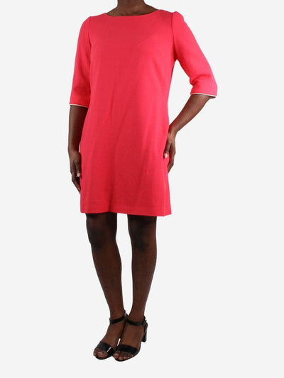 Pink wool crepe dress - size UK 12 Dresses Goat 