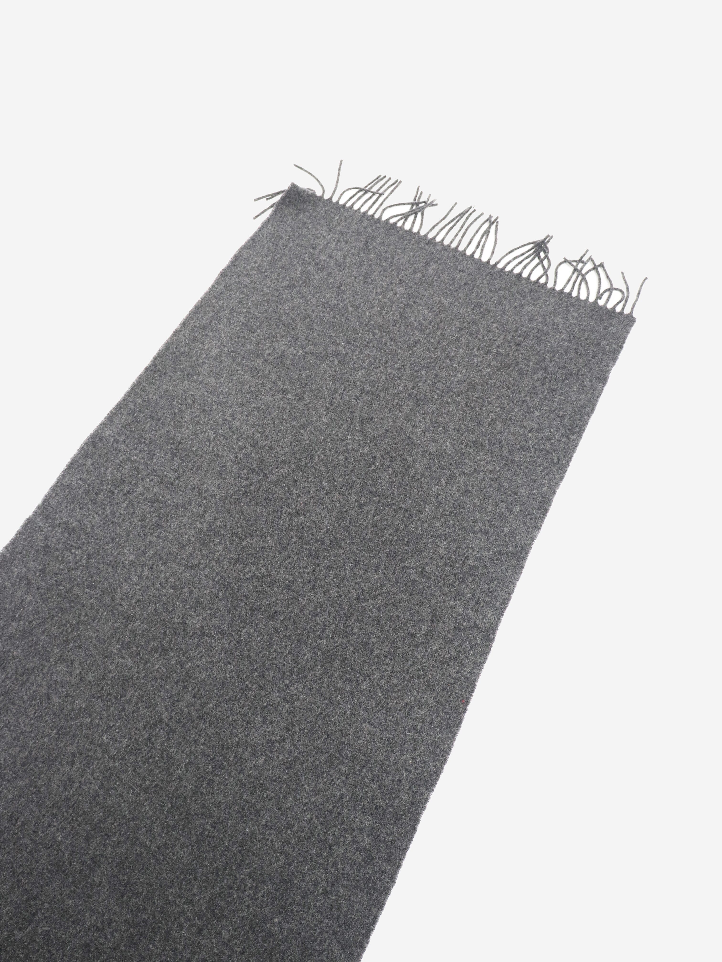 Dark grey classic wool scarf Scarves Toteme 