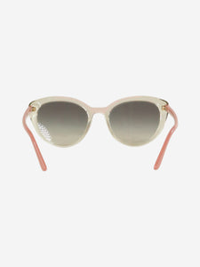 Prada Pink and transparent cat eye sunglasses