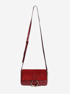 Burgundy Faye shoulder bag Cross-body Bags Chloe 