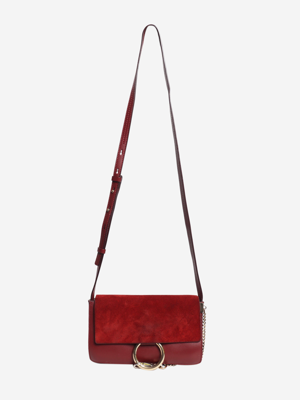 Burgundy Faye shoulder bag Cross-body Bags Chloe 
