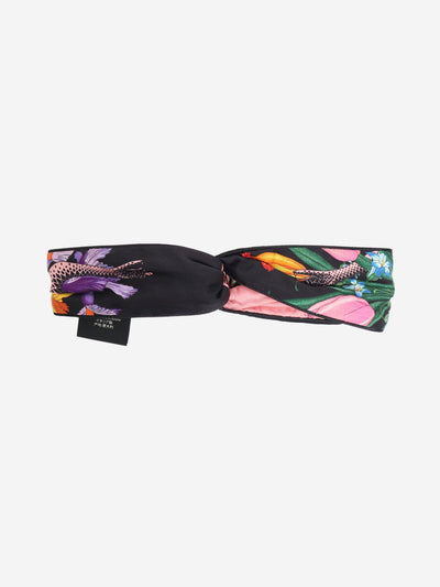 Black silk headband Accessories Gucci 