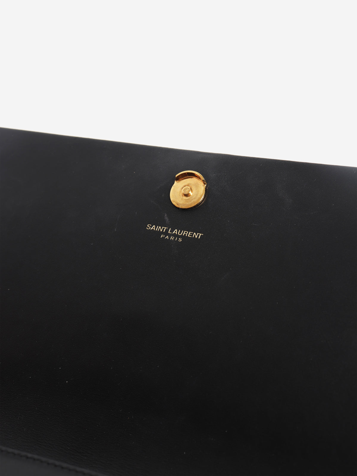 Kate black leather cross-body tassel bag