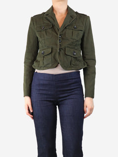 Army green military jacket - size UK 12 Coats & Jackets Dsquared2 