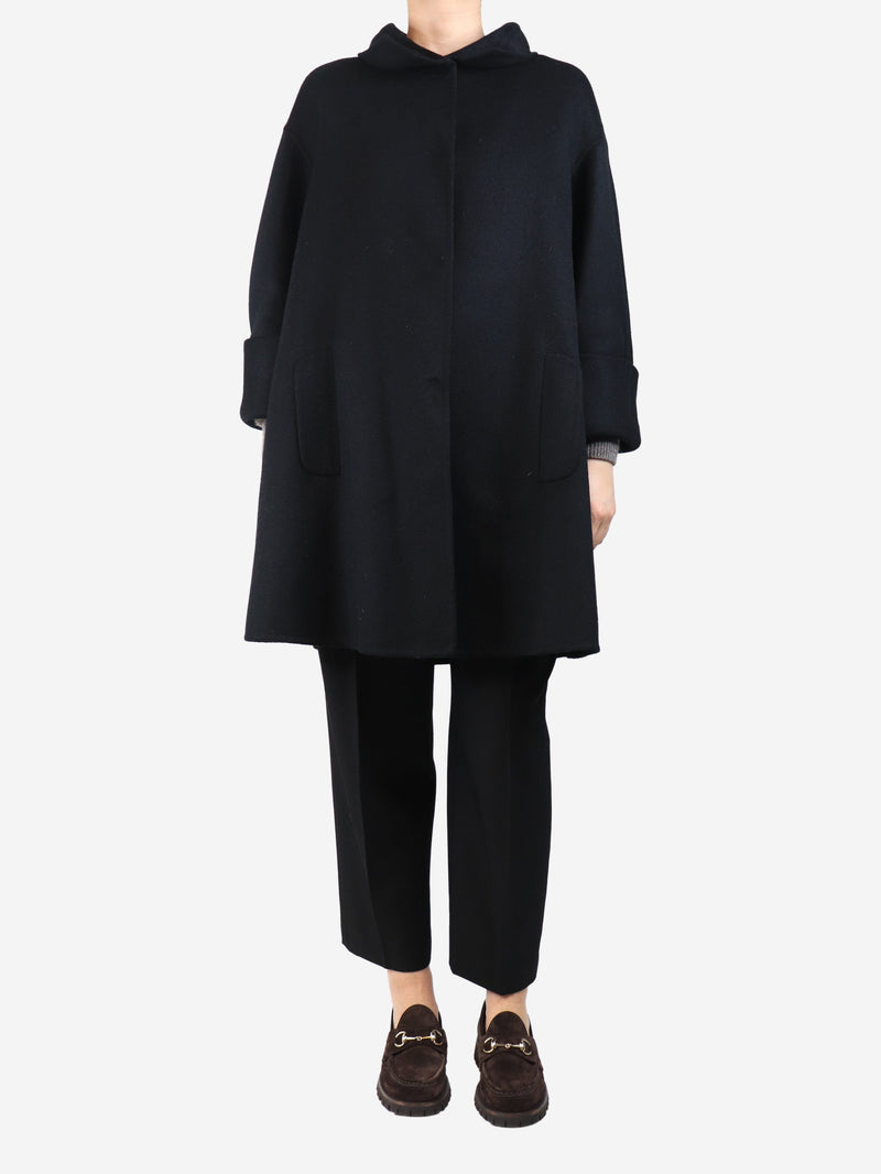 wool cashmere blend coat