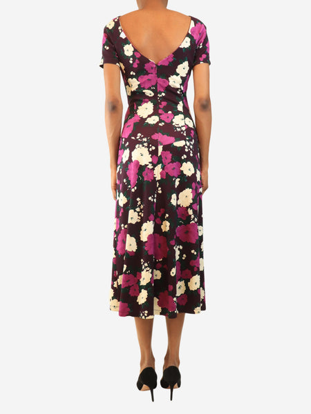 Purple Vanya midi dress - size UK 8 alternate image