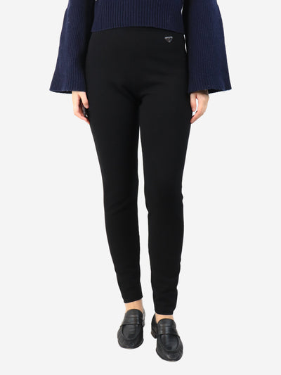 Black leggings - size UK 12 Trousers Prada 