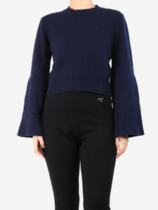 A.L.C. Navy wool-blend jumper - size S
